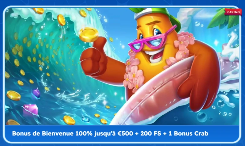 Spinfest Casino Bonus de bienvenue